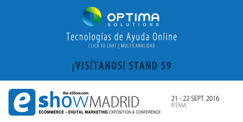 Visítanos en eShow Madrid 2016