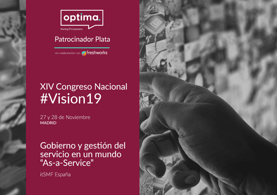 Optima Solutions en VISION 19 de Itsmf España  ¡No te lo pierdas!