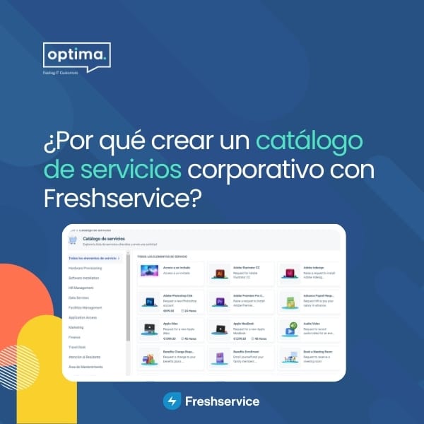 catálogo de servicios corporativo freshservice